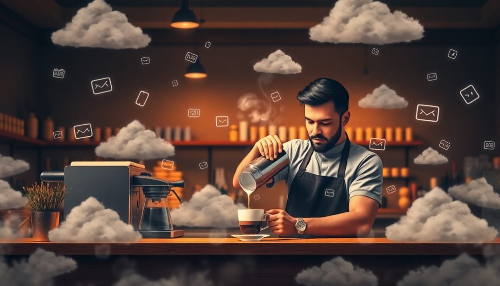 cloud and coffee connection