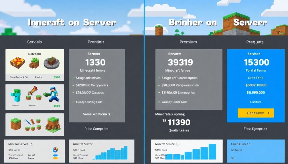 compare pricing plans