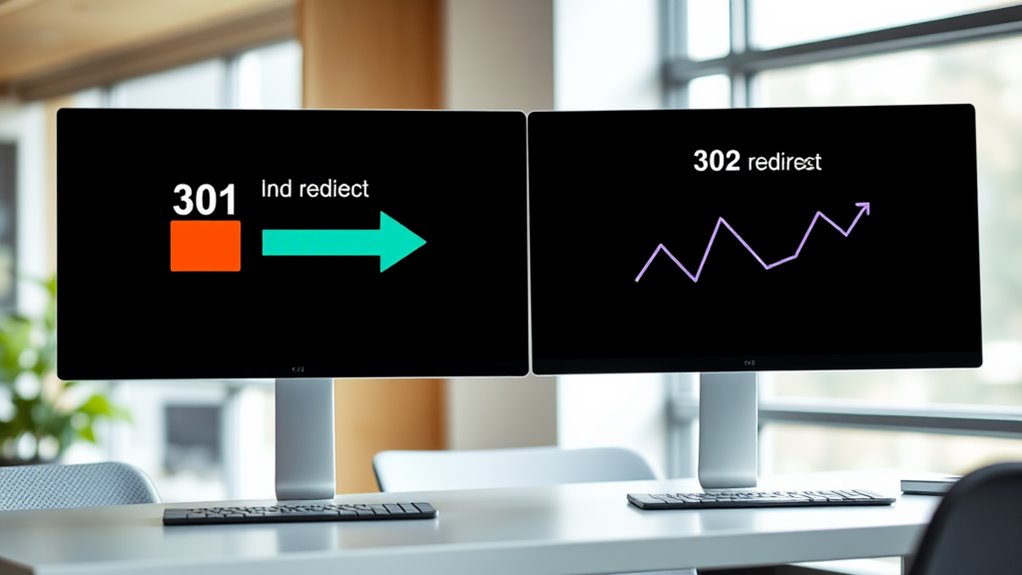 comparison with 302 redirects