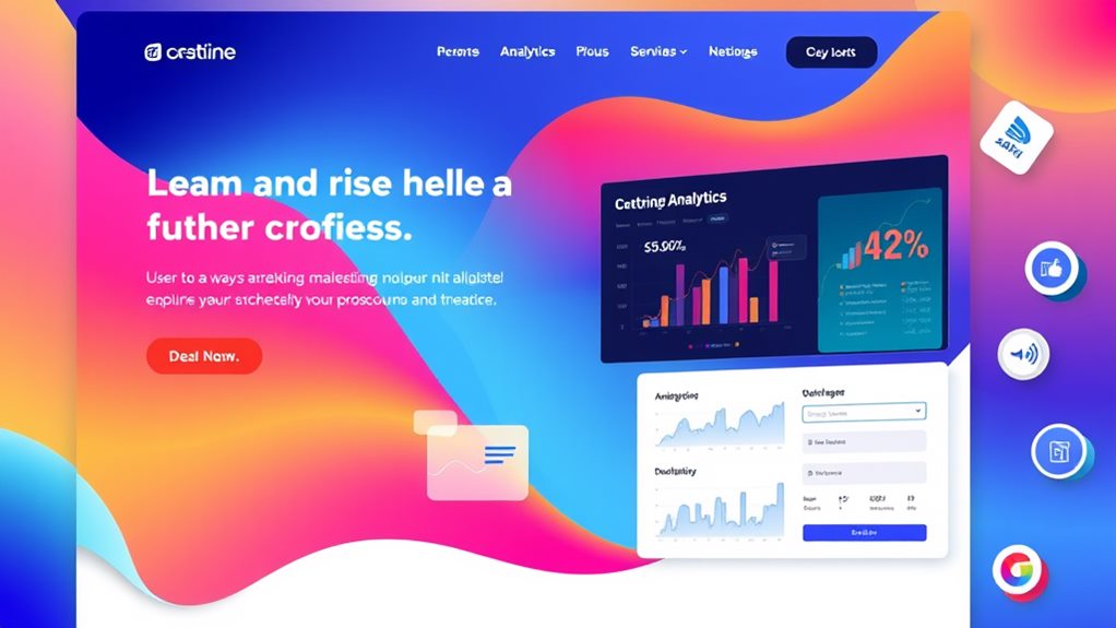 key landing page features