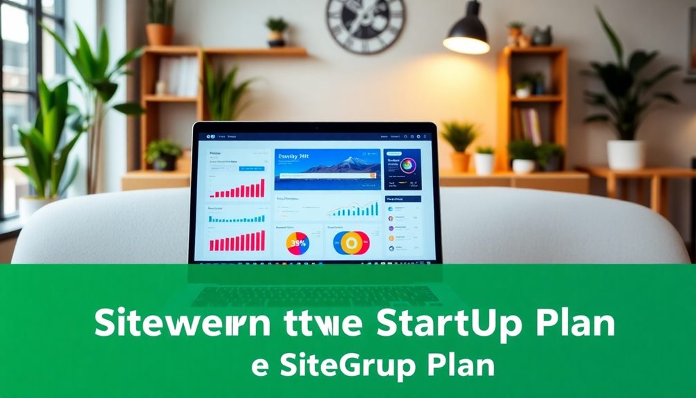 launch siteground startup plan