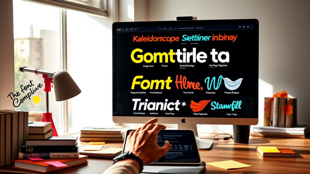 popular font download platforms