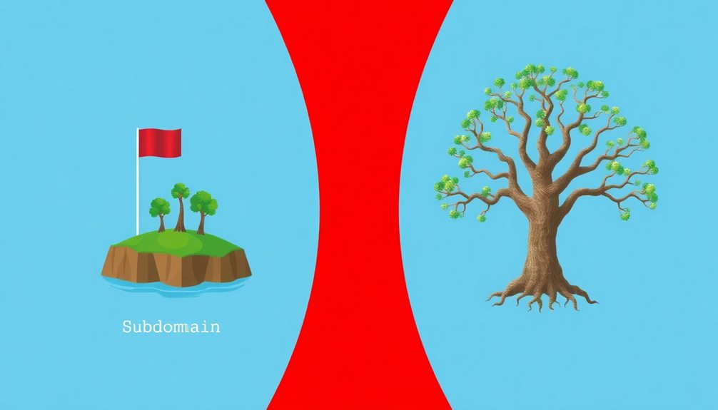 subdomain vs subdirectories comparison