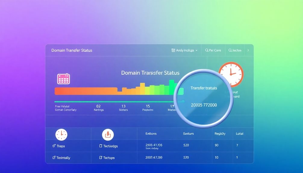 transfer progress monitoring system