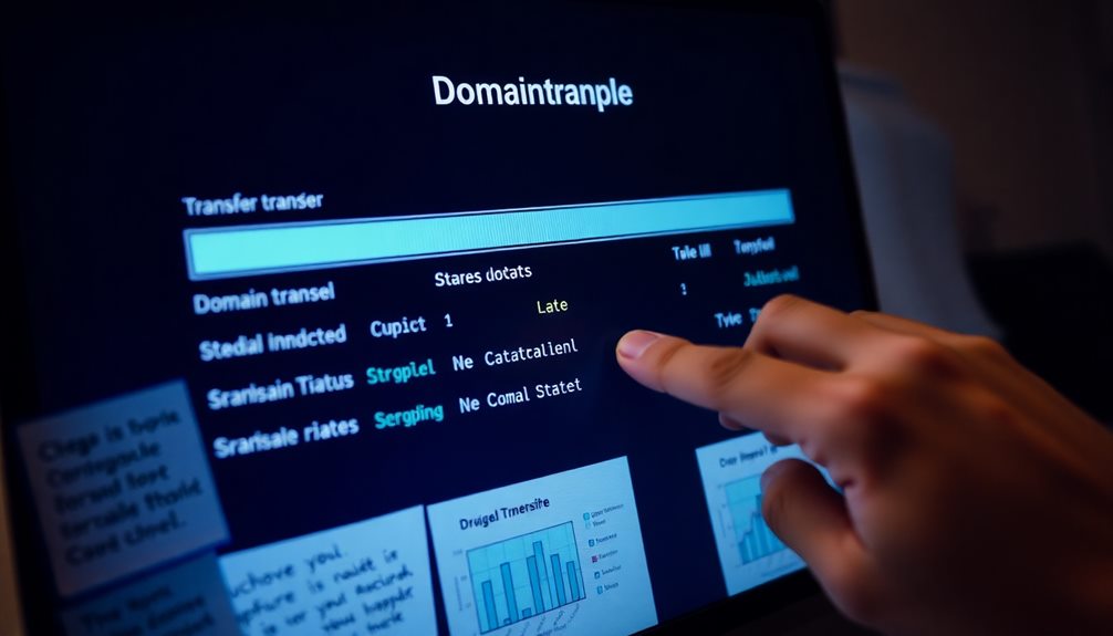 transfer status monitoring system