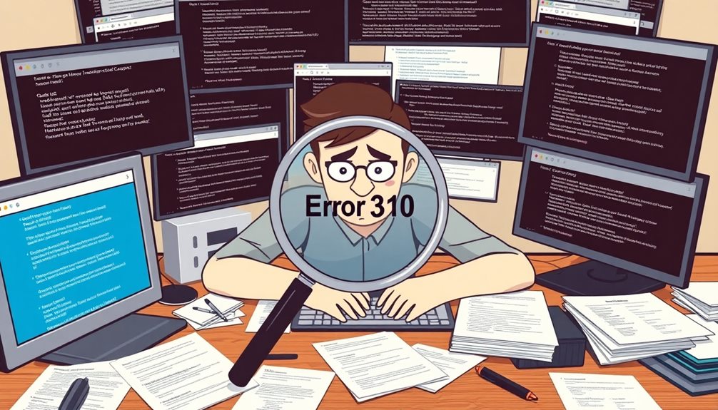 understanding error 310